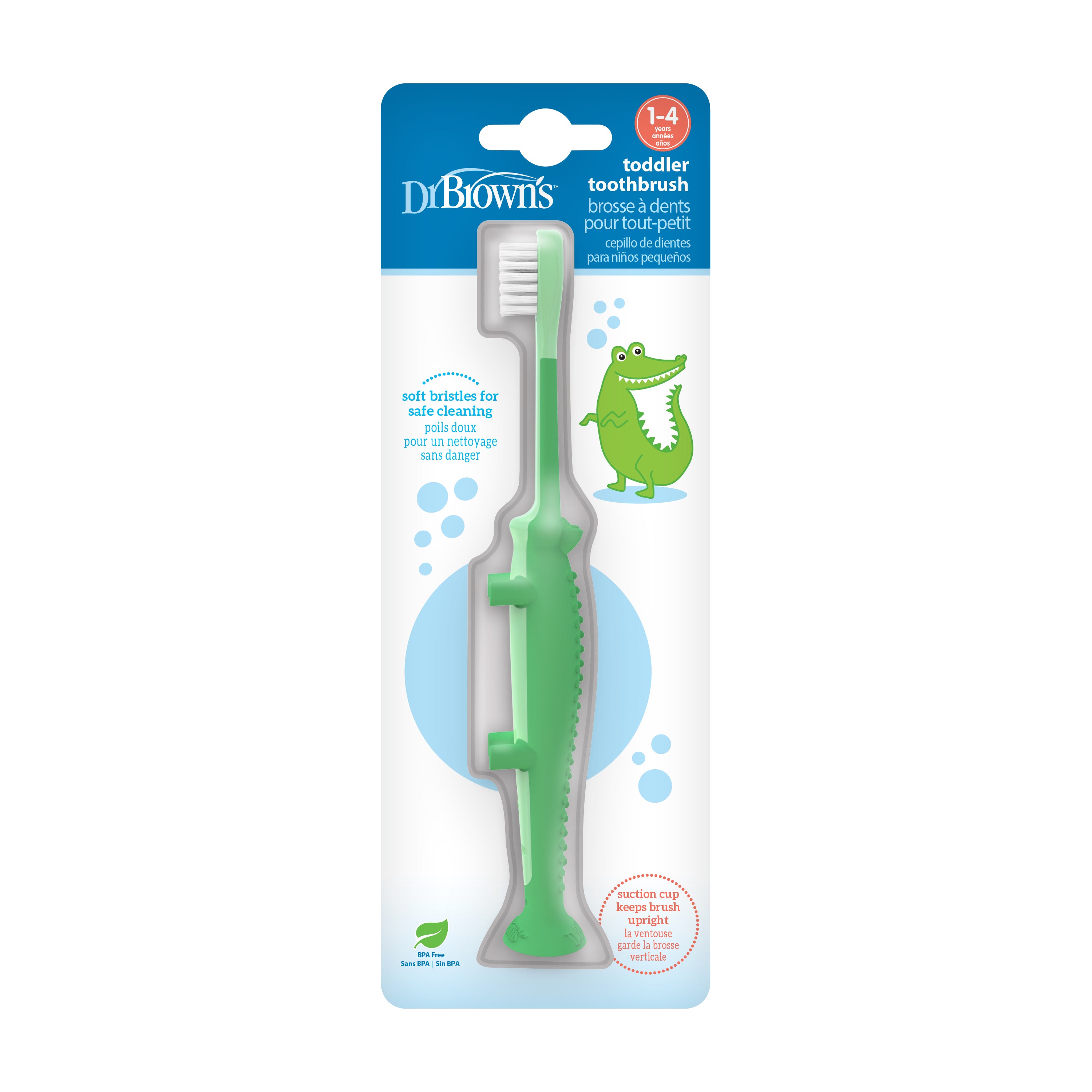 dr-brown-s-spazzolino-coccodrillo-per-bambini-1-pezzo image 4