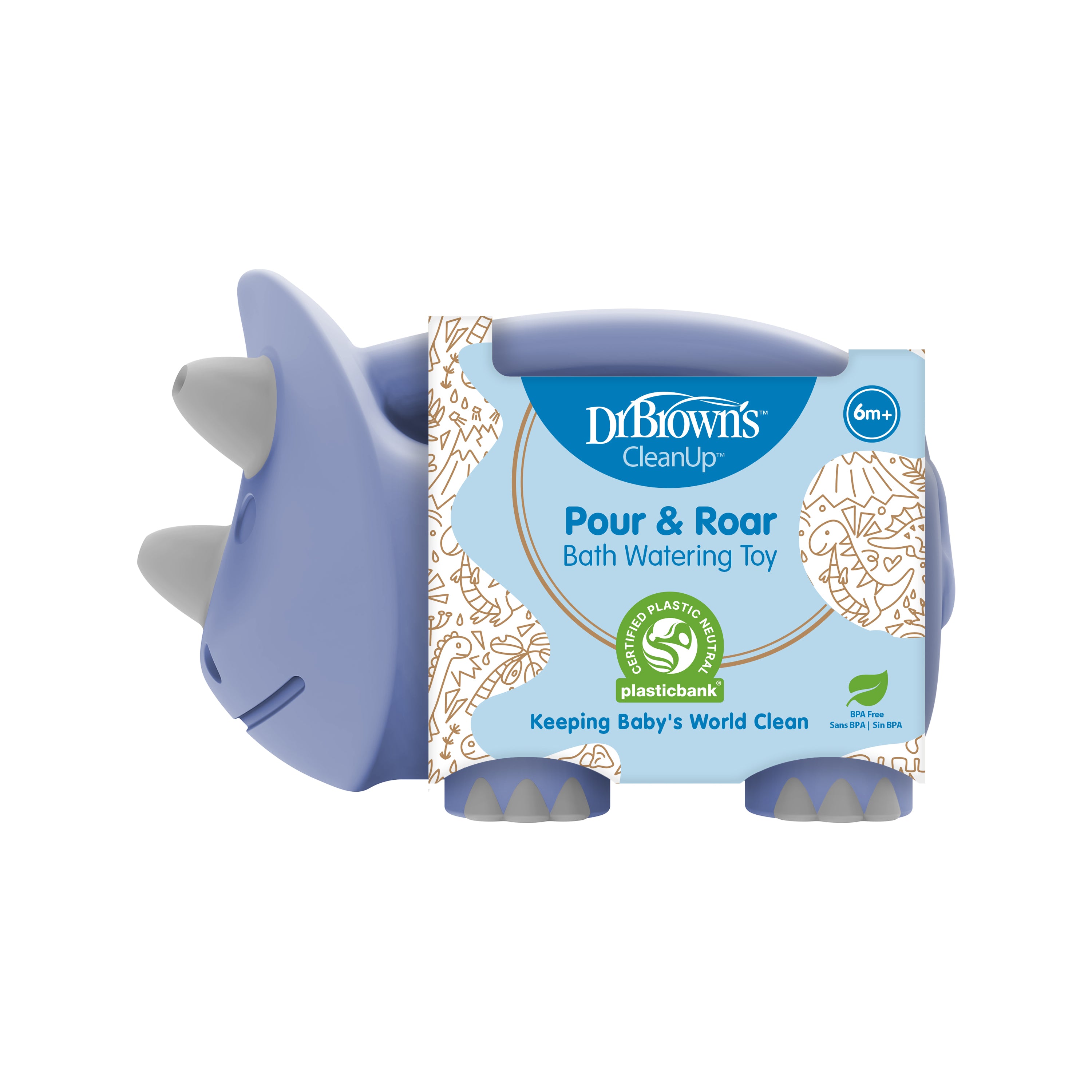 dr-brown-s-cleanup-pour-roar-annaffiatoio-gioco-bagnetto-dino image 3