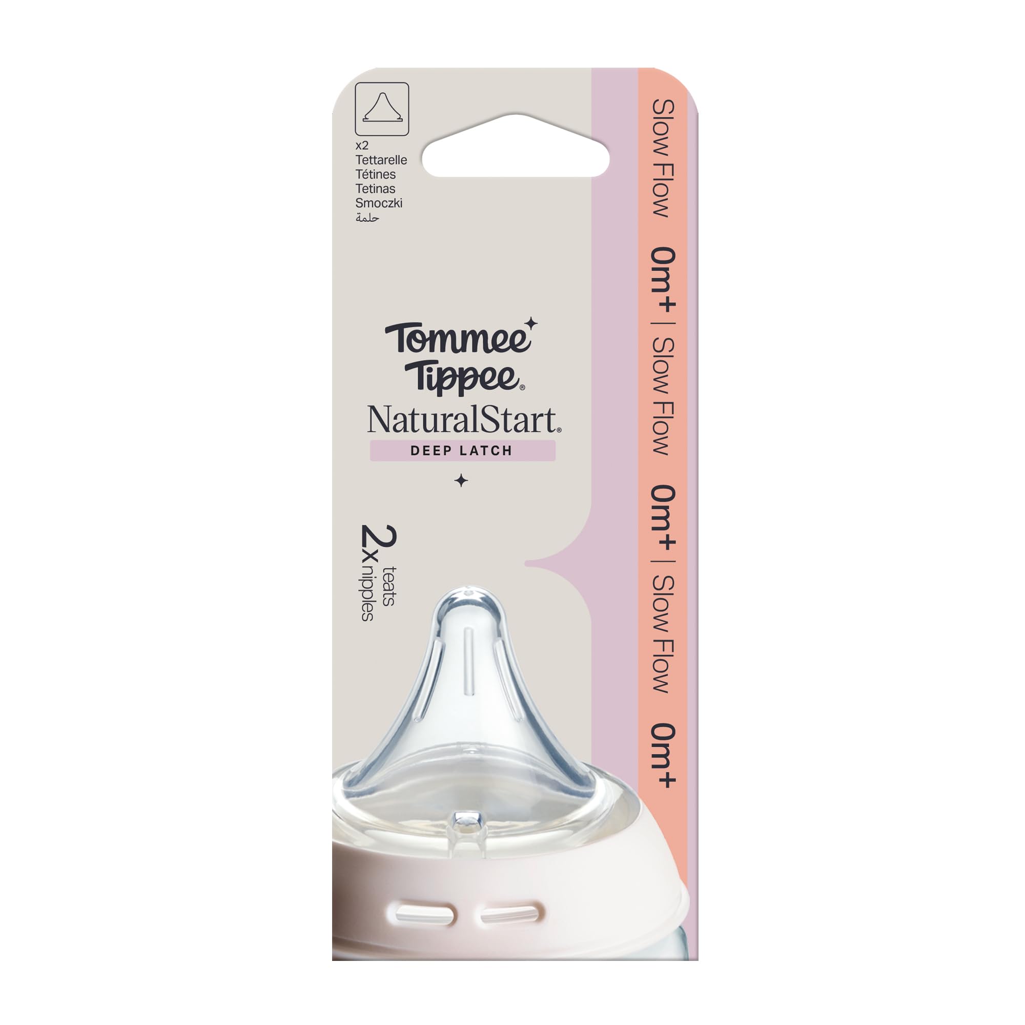 tommee-tippee-natural-start-tettarella-triangolare-flusso-lento-confezione-da-2 image 2