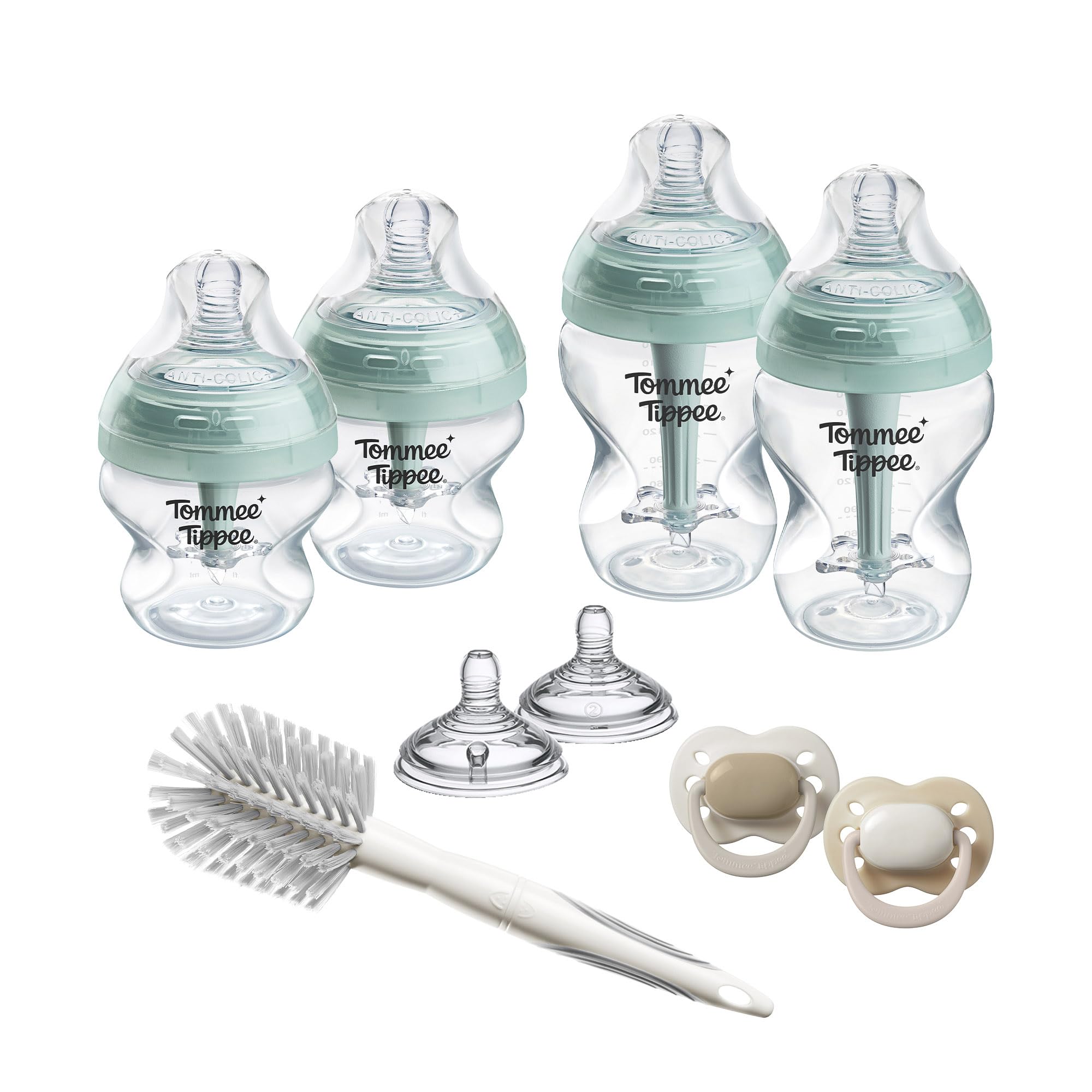 tommee-tippee-advanced-anti-colic-starter-set-biberon-150ml-260ml-con-cannuccia image 1