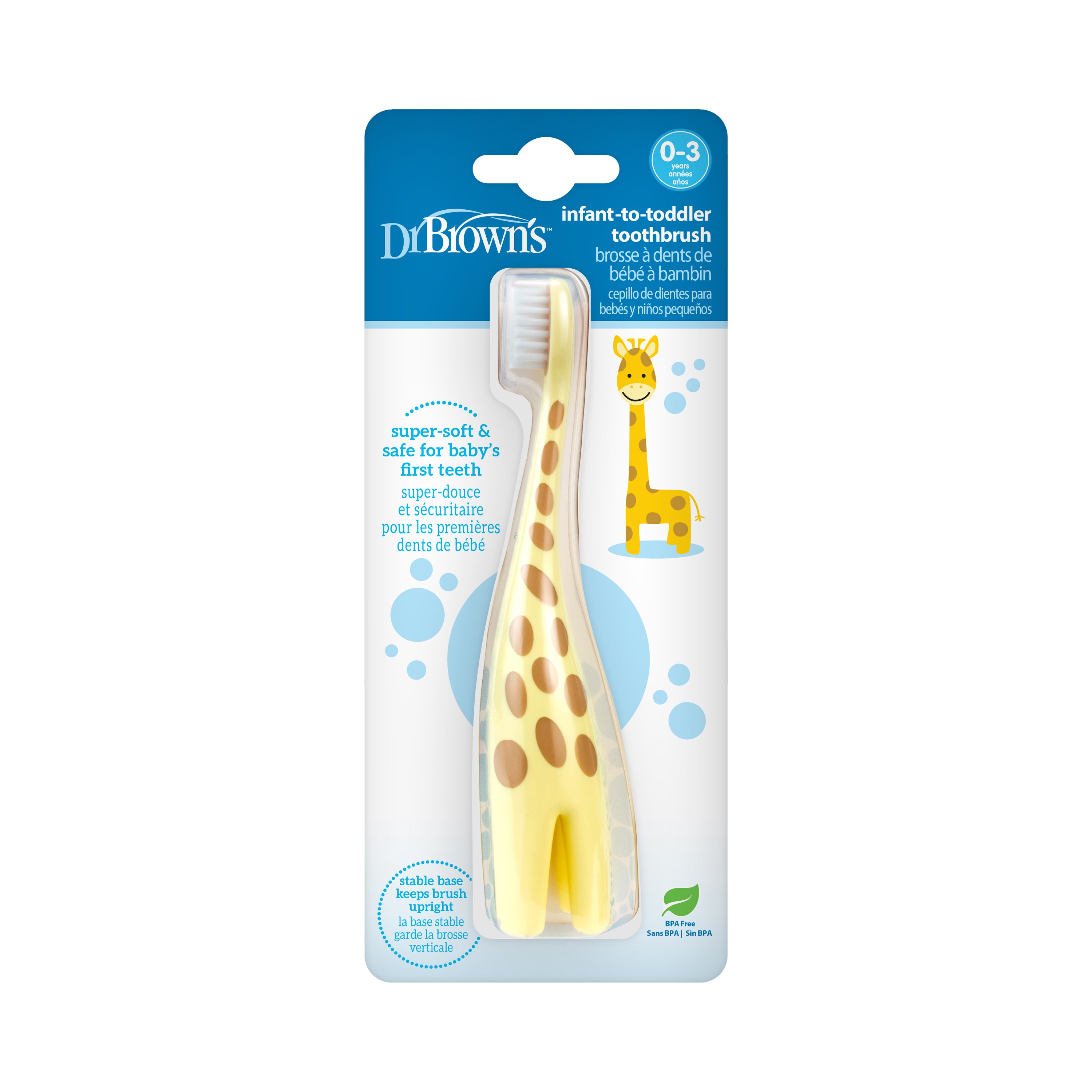 dr-brown-s-spazzolino-neonato-bimbo-giraffa-1-pack image 3