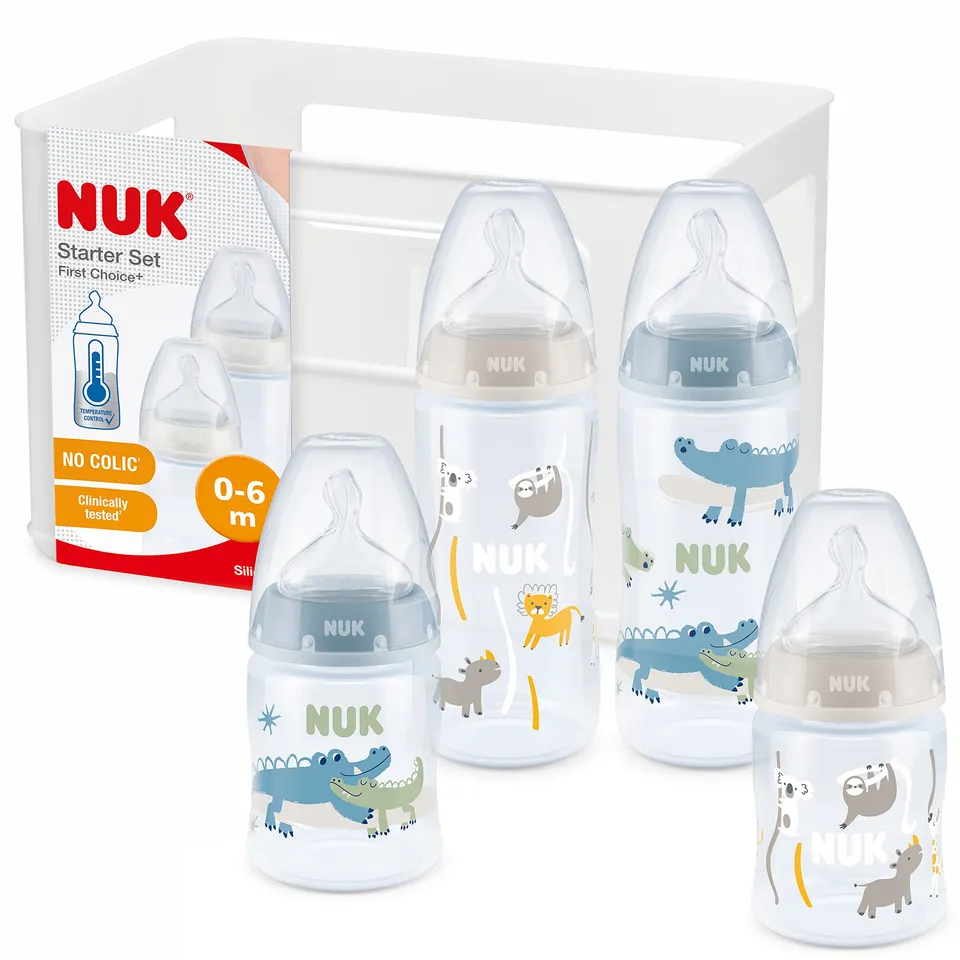 nuk-first-choice-starter-set-0-6-mesi-5pz-safari-con-box image 1