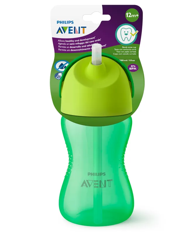 philips-avent-scf798-01-tazza-con-cannuccia-300-ml-verde image 1