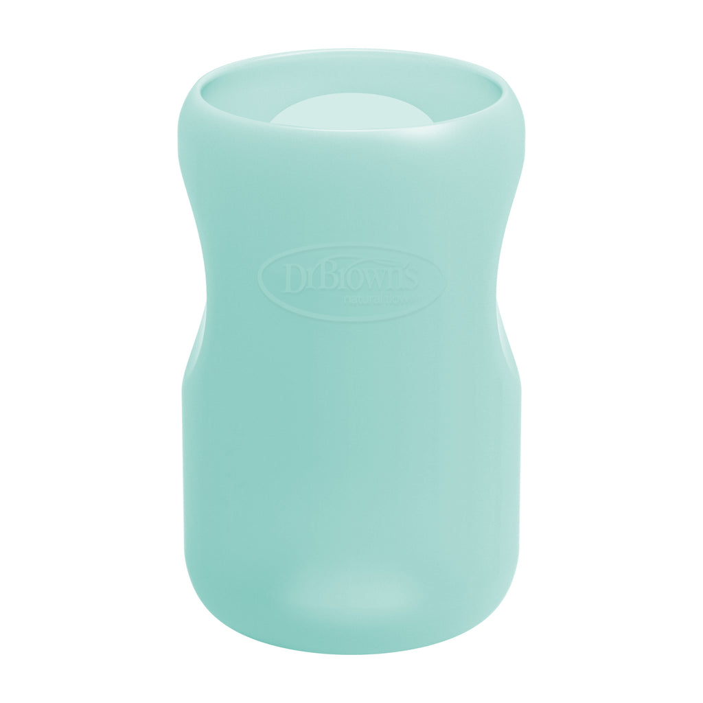 dr-brown-s-options-custodia-in-silicone-per-biberon-vetro-collo-largo image 1