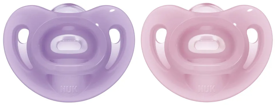 nuk-sensitive-ciuccio-100-silicone-morbido-made-in-germany image 1