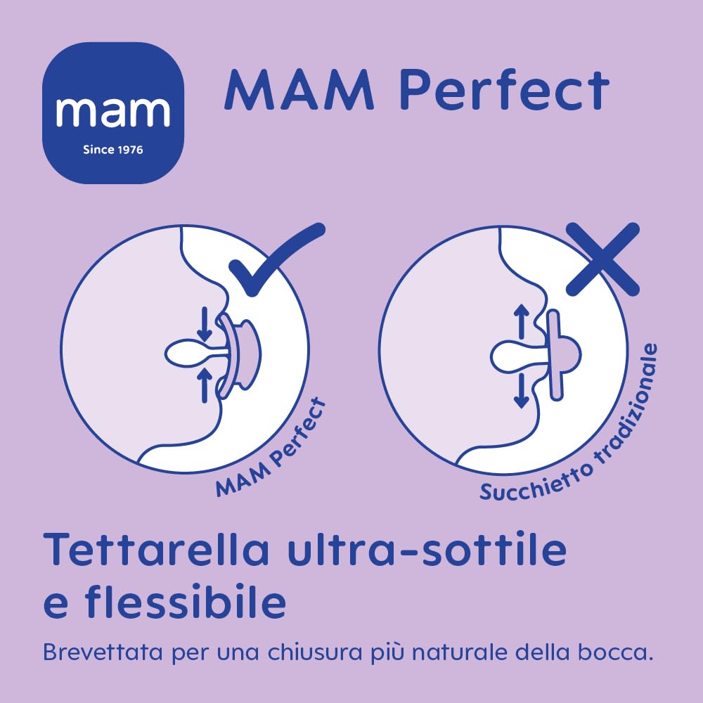 mam-perfect-succhietto-2-6-mesi-in-silicone-skinsoft-rosa-antico image 4