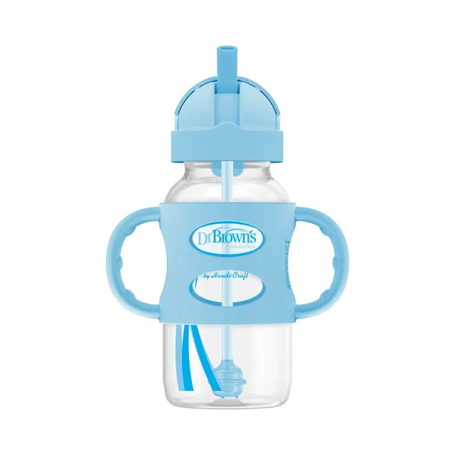dr-brown-s-milestones-biberon-sippy-con-cannuccia-ponderata-e-manici-silicone-27 image 1