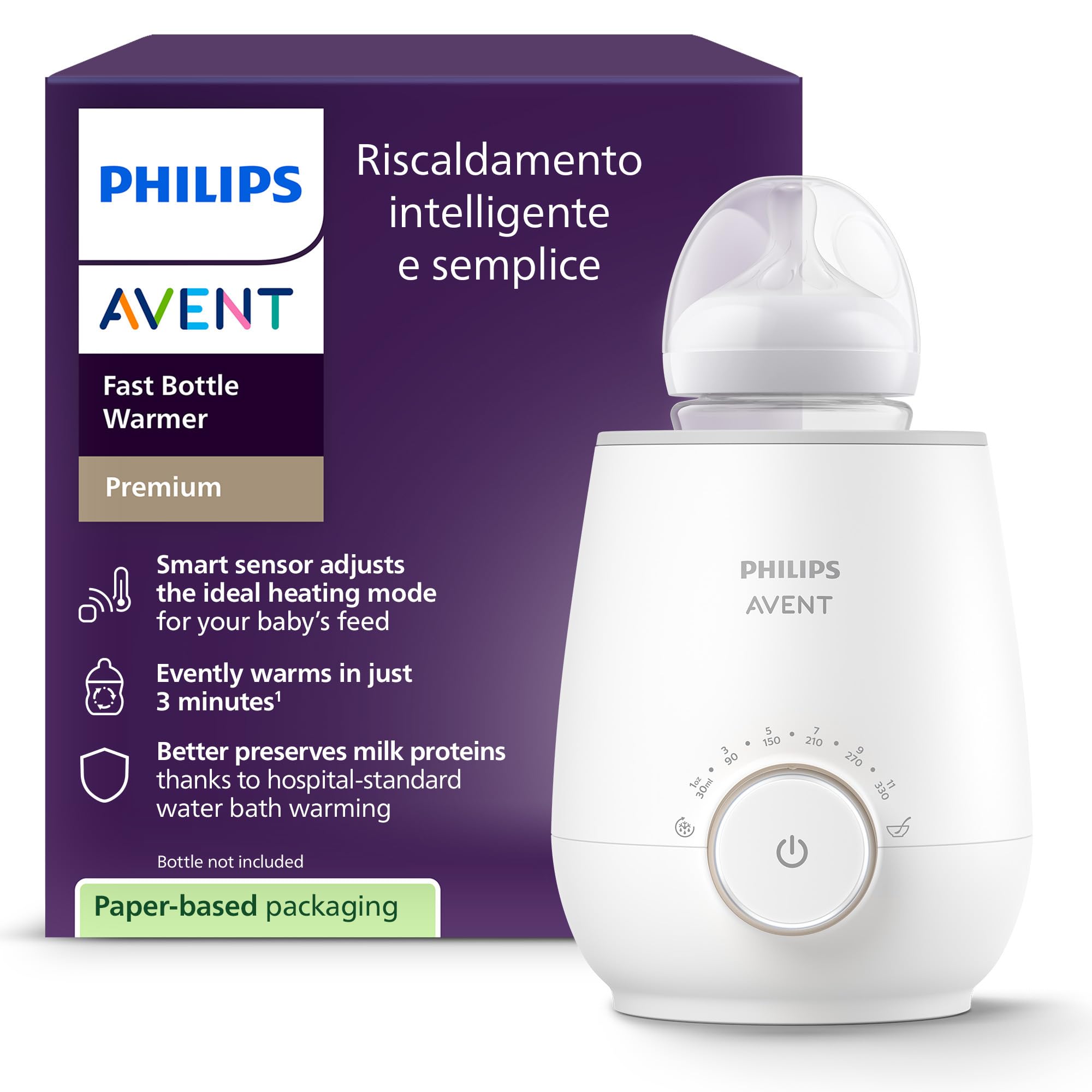 philips-avent-premium-scaldabiberon-veloce-scf358-00 image 1
