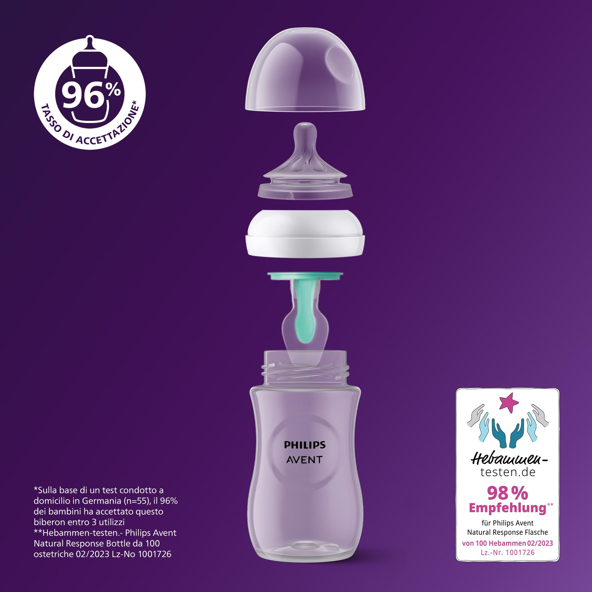 philips-avent-set-regalo-natural-response-4-biberon-1-ciuccio-scovolino image 2