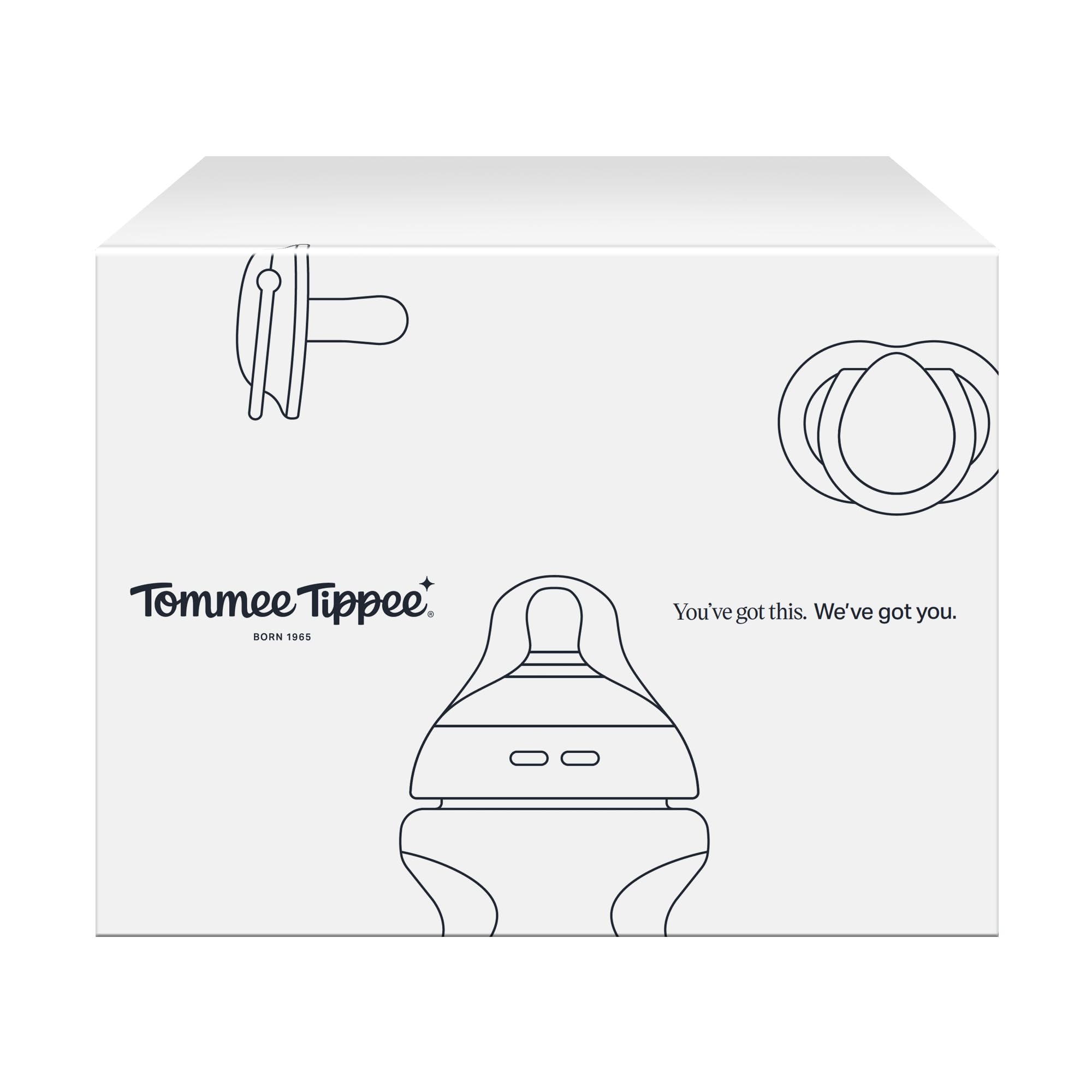 tommee-tippee-natural-start-biberon-150-ml-ciuccio-newborn-0-2-mesi-set-regalo image 2