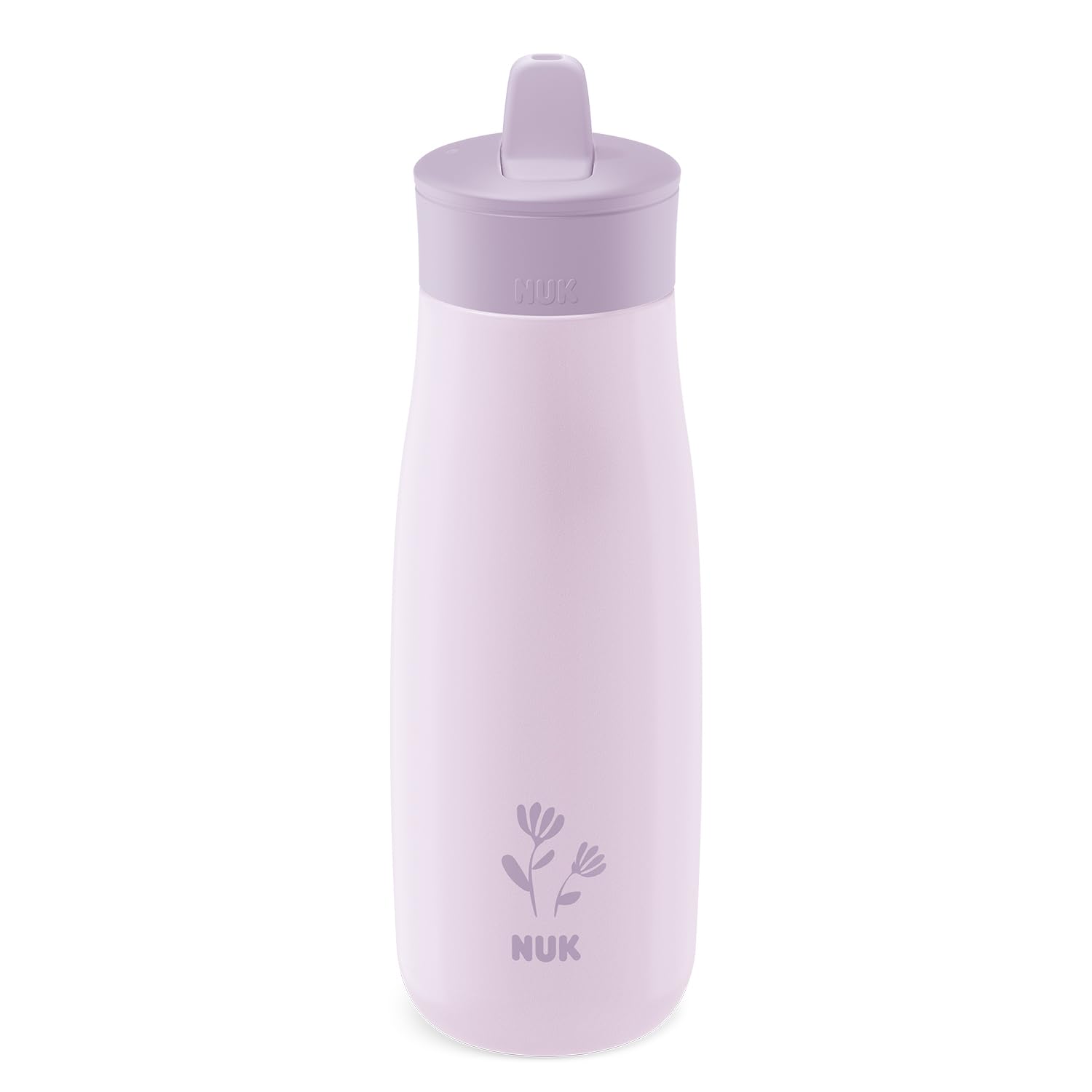 nuk-mini-me-flip-borraccia-acciaio-500-ml-lilac-flower-12-mesi image 3
