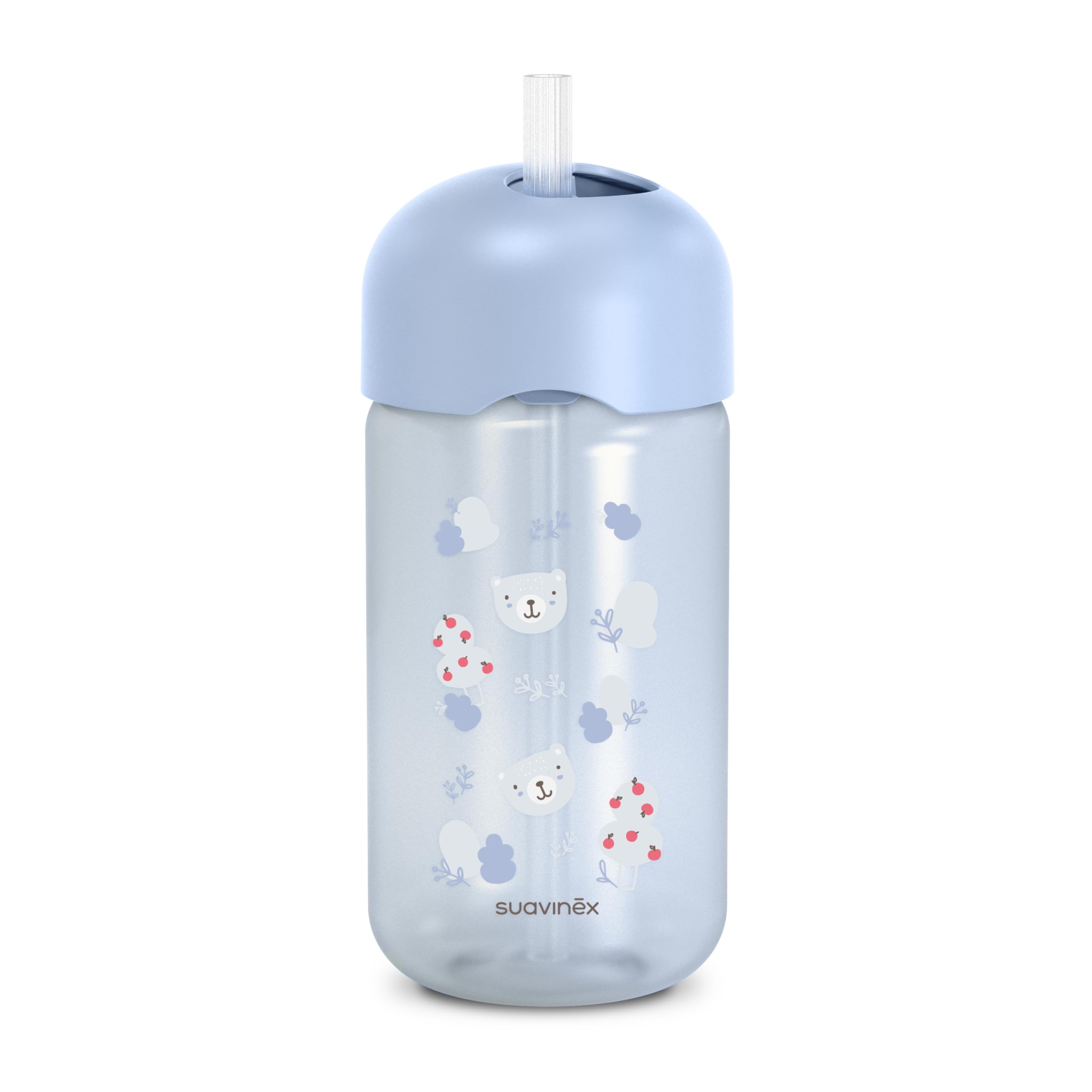 suavinex-bicchiere-evolutivo-con-cannuccia-340-ml-18-mesi-wild-free-azzurro image 1