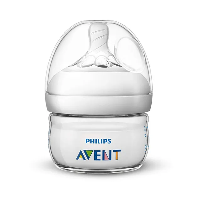 philips-avent-natural-biberon-anti-colica-60ml-trasparente-scf039-17 image 1