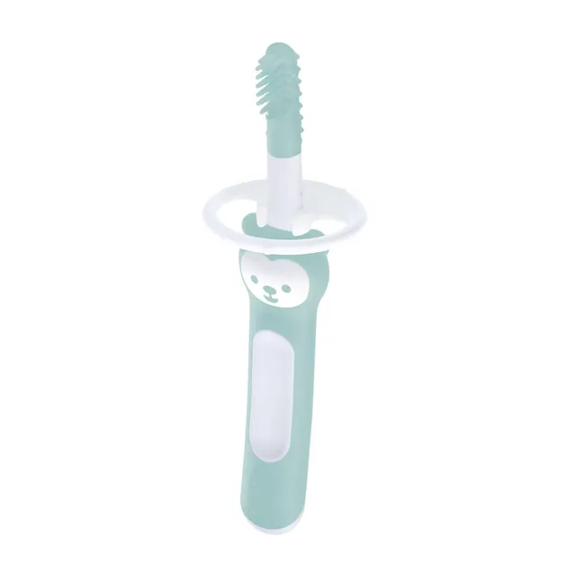 mam-massaging-brush-spazzolino-3-mesi-azzurro image 1