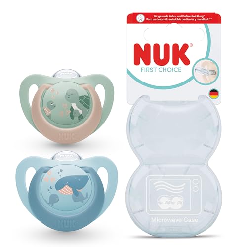 nuk-first-choice-ciucci-ortodontici-0-6-mesi-pinguino-e-giraffa-2-pezzi image 6