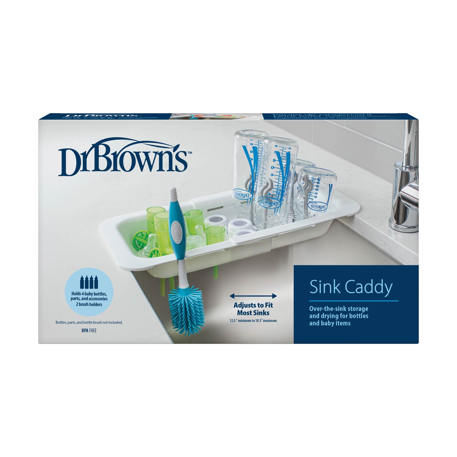 dr-brown-s-sink-caddy-scolapiatti-per-lavello-per-4-biberon image 3