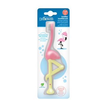 dr-brown-s-spazzolino-toddler-fenicottero-1pz-setole-morbide image 7