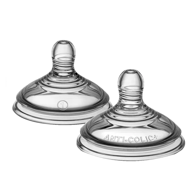 tommee-tippee-tettarella-anti-colica-avanzata-flusso-lento-0m-x2 image 1