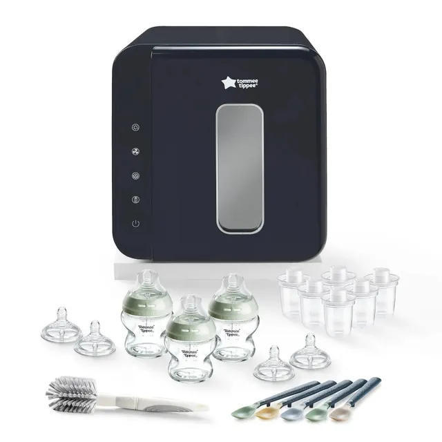 tommee-tippee-natural-start-starter-bundle-in-vetro-con-sterilizzatore-uv image 1