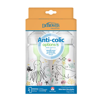 dr-brown-s-natural-flow-options-wide-neck-270-ml-2-biberon-anti-colica image 7