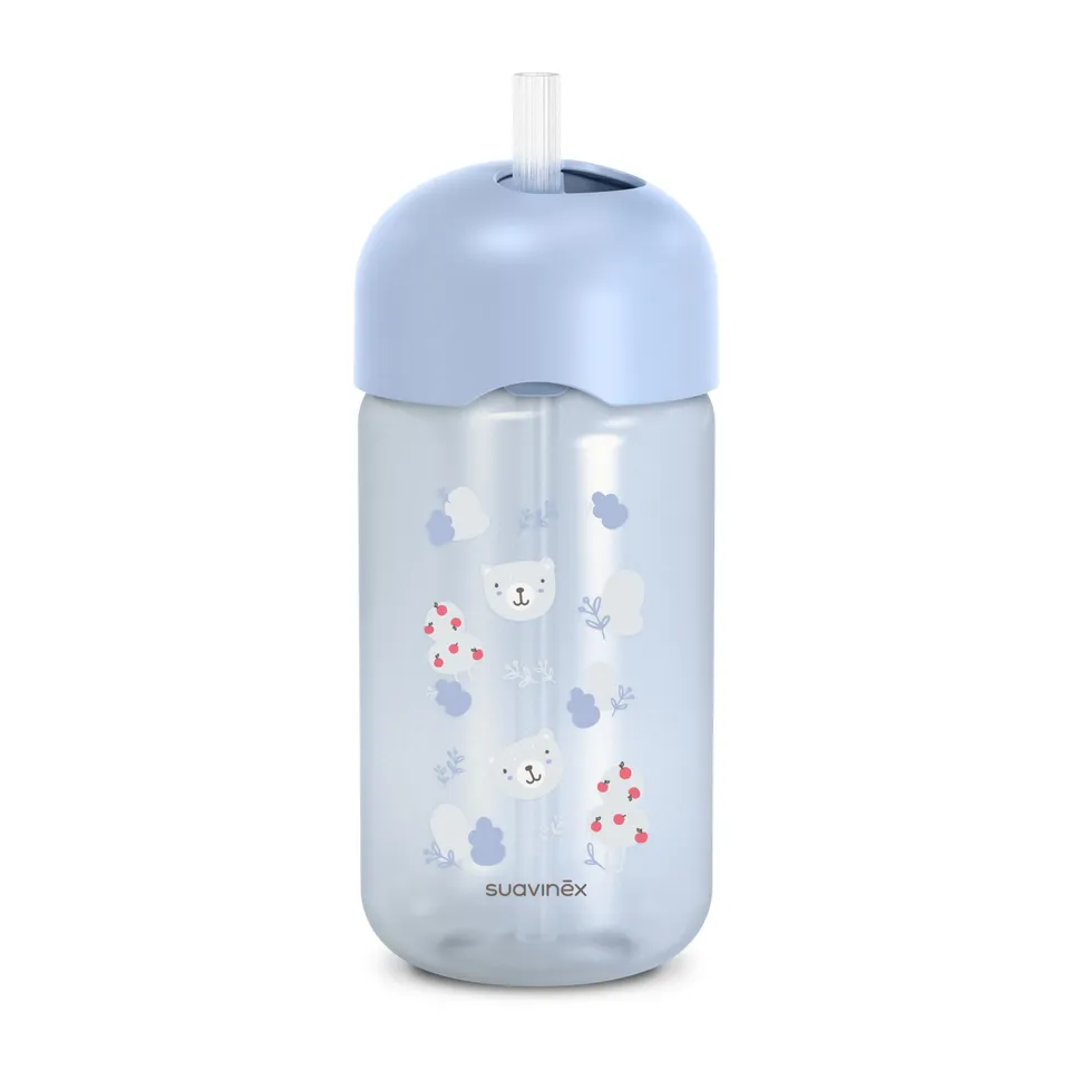 suavinex-bicchiere-evolutivo-con-cannuccia-340-ml-18-mesi-wild-free-azzurro image 1