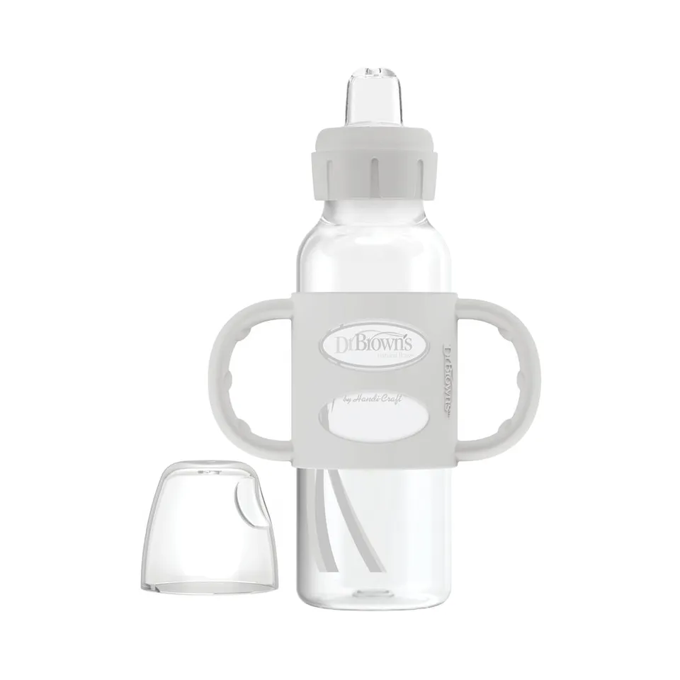 dr-brown-s-milestones-biberon-sippy-con-manici-250-ml image 1