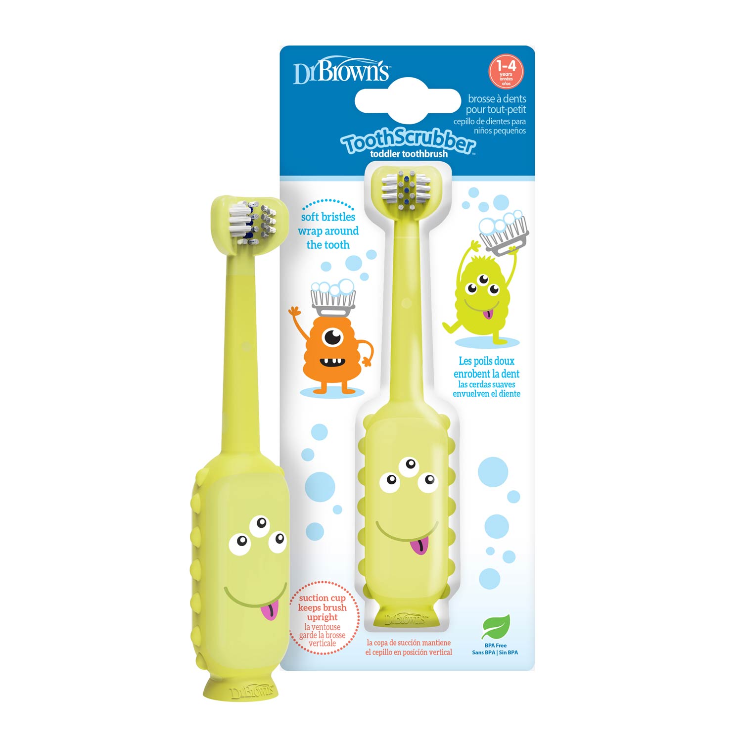 dr-brown-s-toothscrubber-spazzolino-bambini-a-3-lati image 3