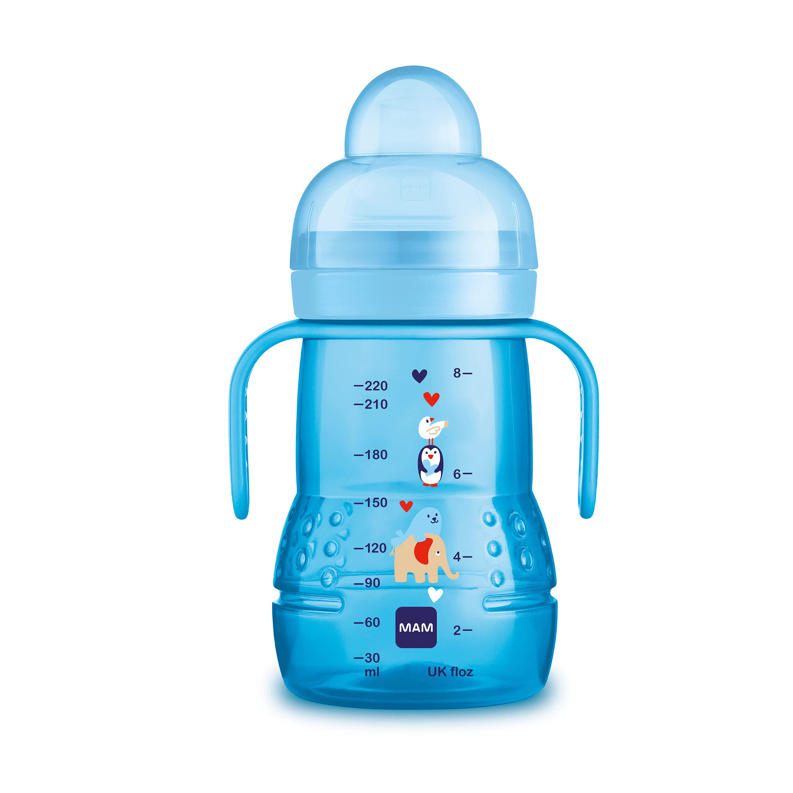 mam-trainer-tazza-passaggio-220-ml-elefante-con-tettarella-beccuccio-e-manici-4- image 1