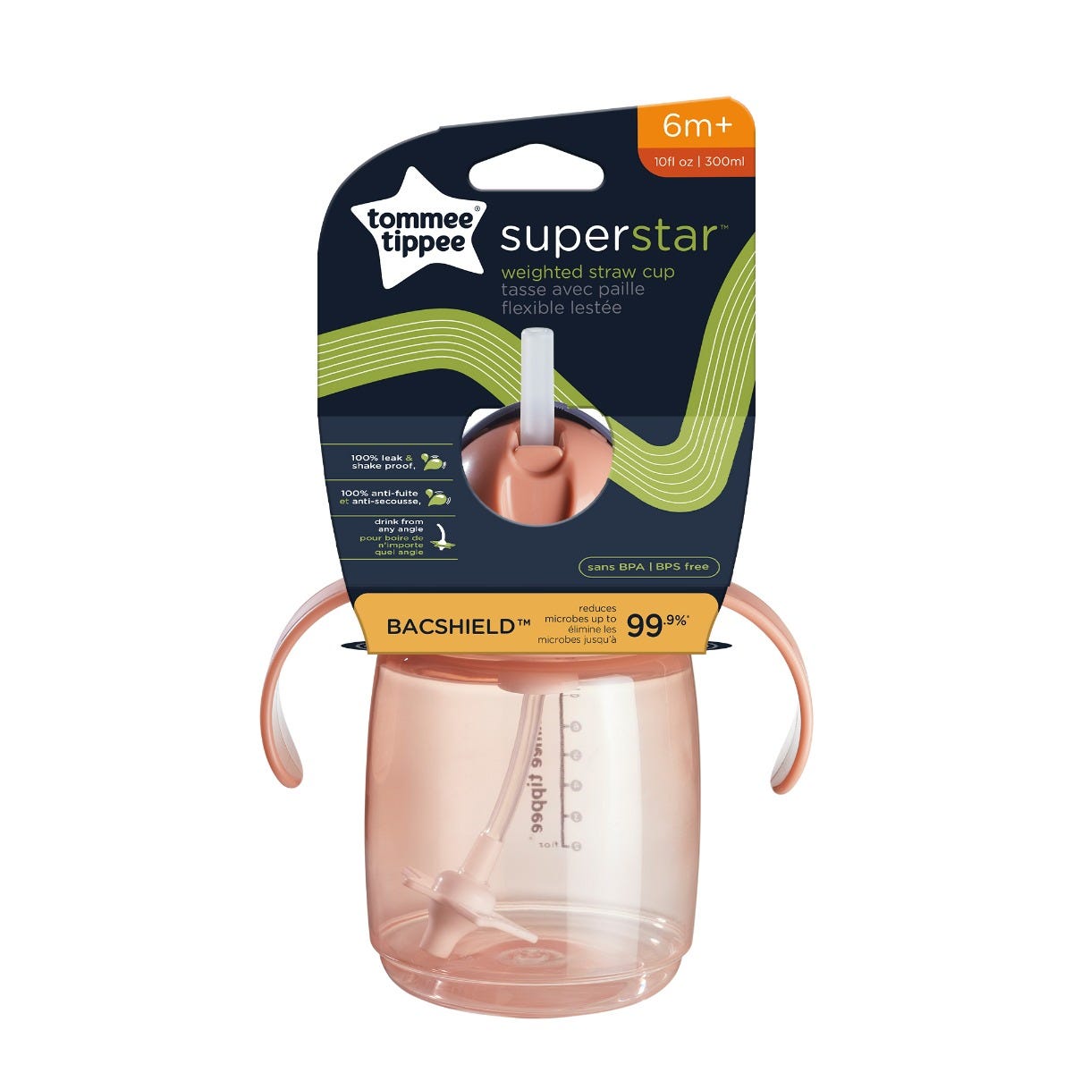 tommee-tippee-superstar-weighted-straw-cup-rosa image 3