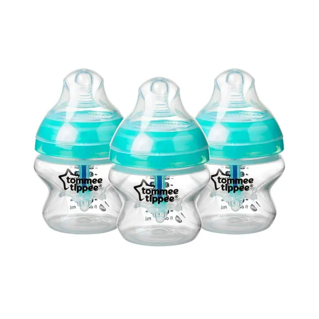 tommee-tippee-advanced-anti-colic-biberon-150-ml-flusso-lento-3-pz-neutro image 1