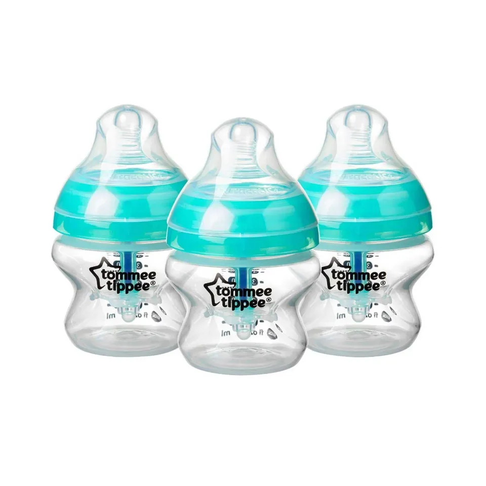 tommee-tippee-advanced-anti-colic-biberon-150-ml-flusso-lento-3-pz-neutro image 1