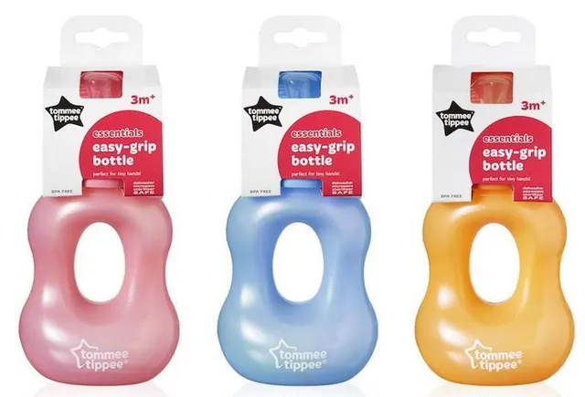 tommee-tippee-nipper-gripper-biberon-con-tettarella-in-silicone-morbida-colori-a image 1