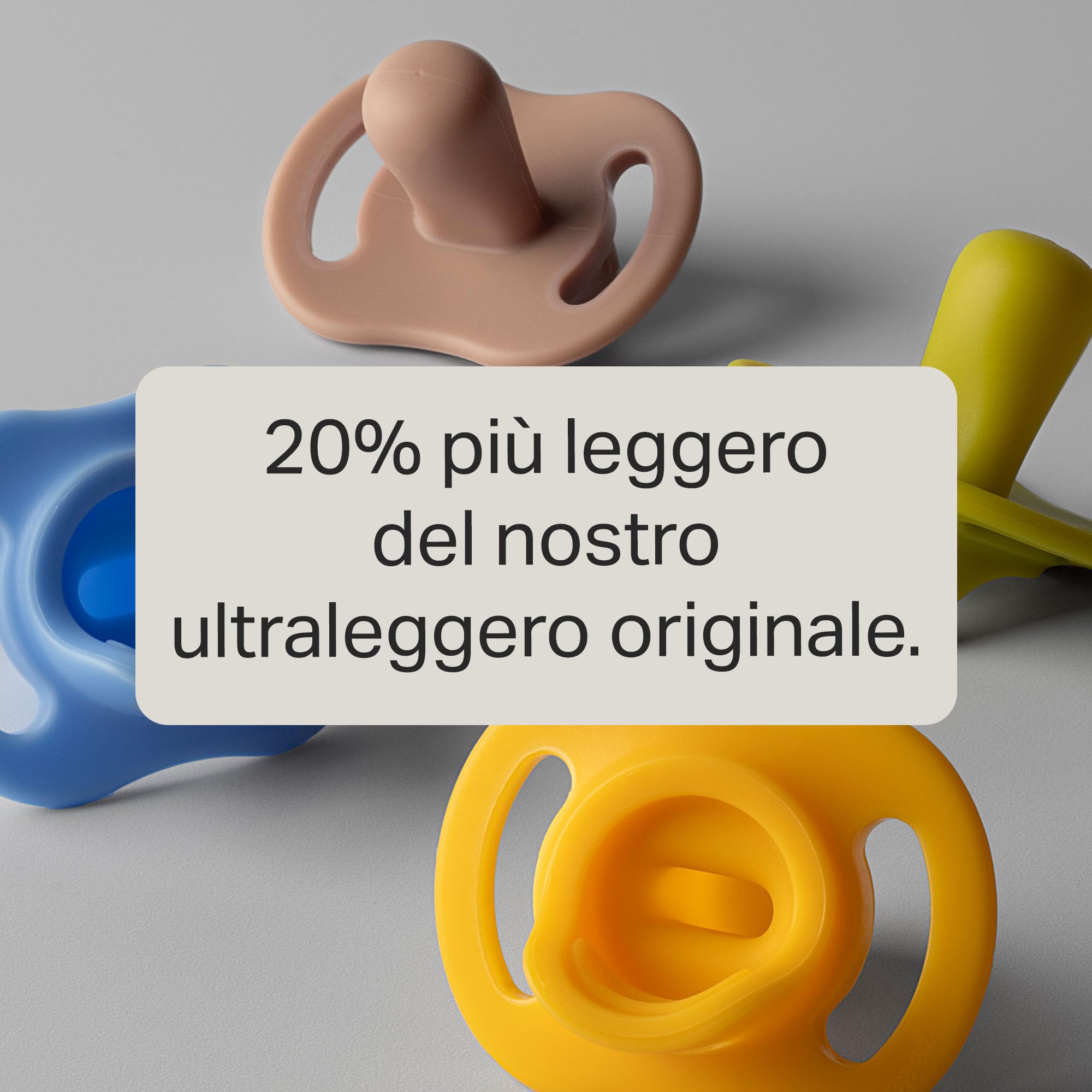 tommee-tippee-ultra-light-stayput-ciuccio-6-18-mesi-silicone-x4 image 3
