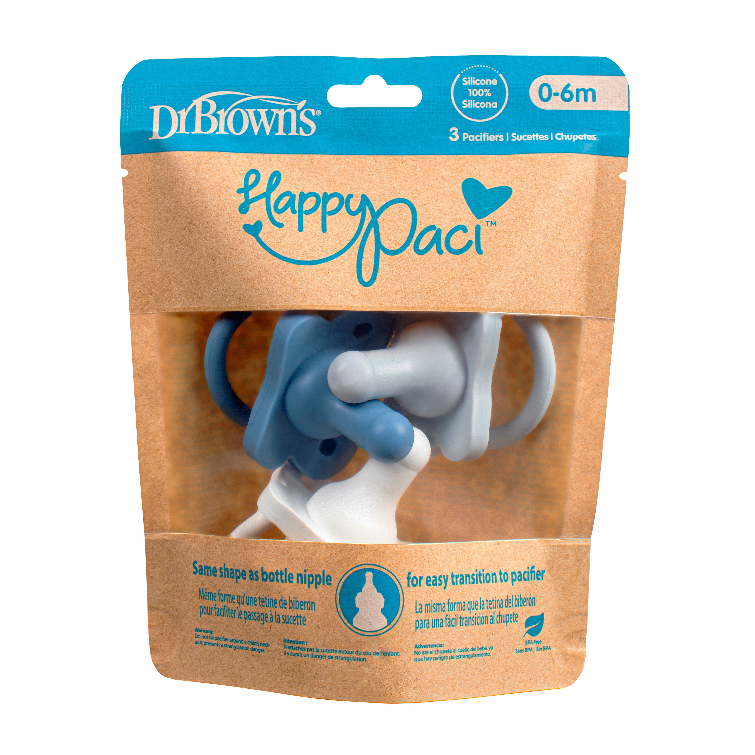 dr-brown-s-happypaci-succhietto-in-silicone-monopezzo image 3