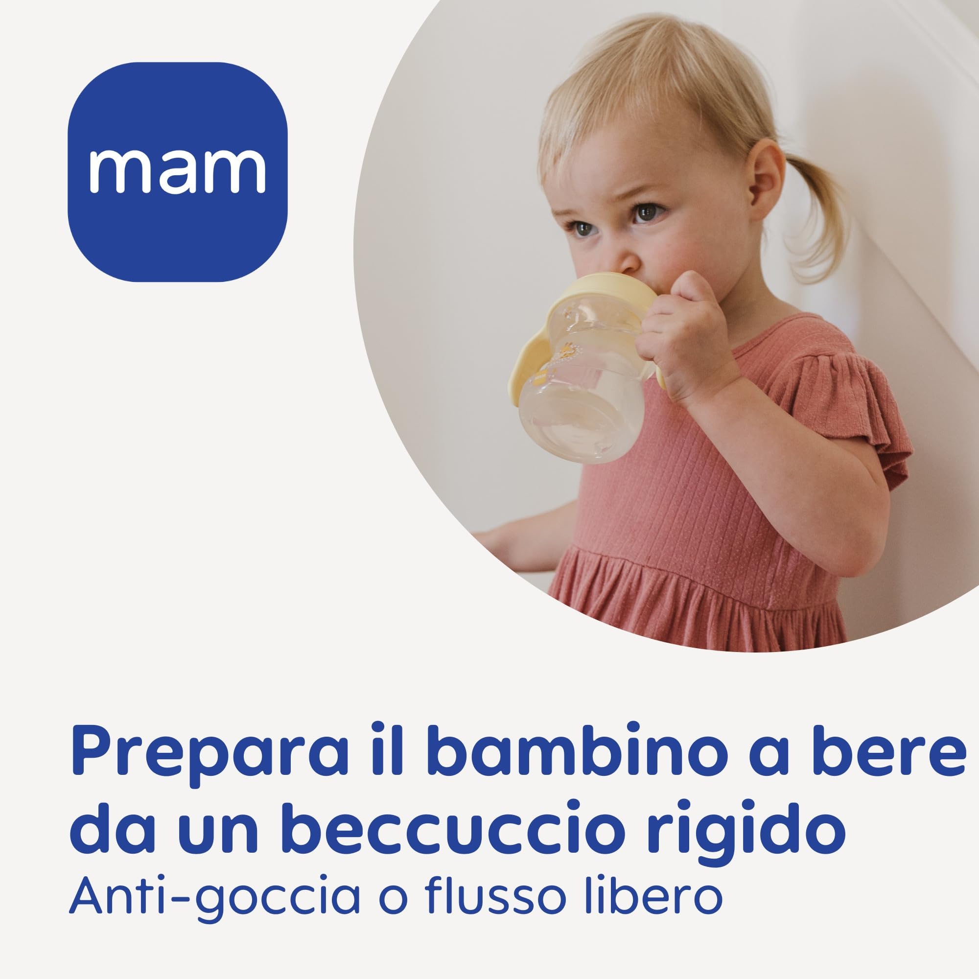 mam-learn-to-drink-cup-190-ml-tazza-con-beccuccio-6-mesi-azzurro image 2
