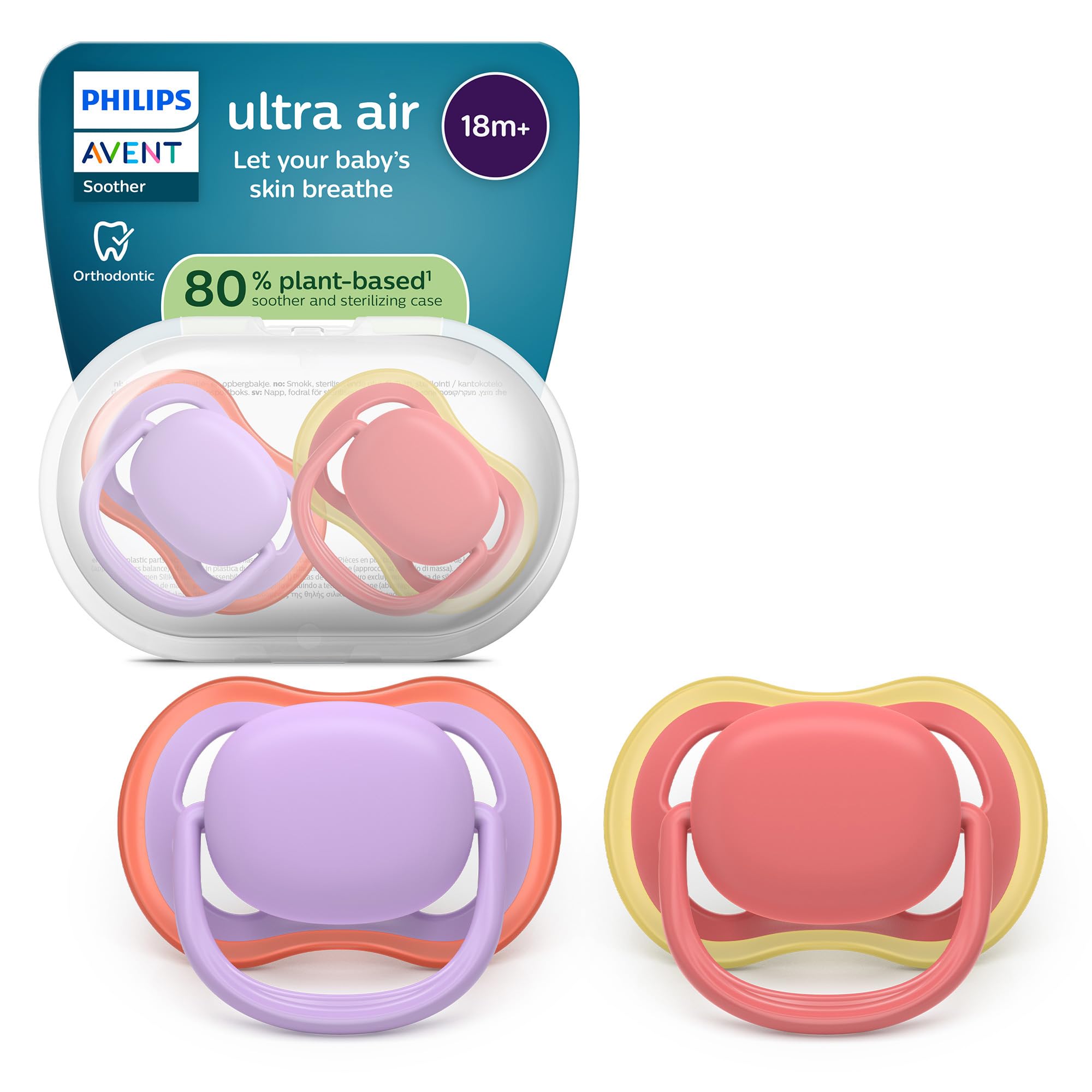 philips-avent-ultra-air-day-night-18m-ciuccio-ortodontico-fluorescente-4-pz image 7