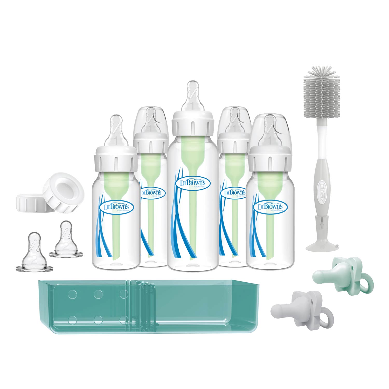 dr-brown-s-set-biberon-feed-store-con-vassoio image 2