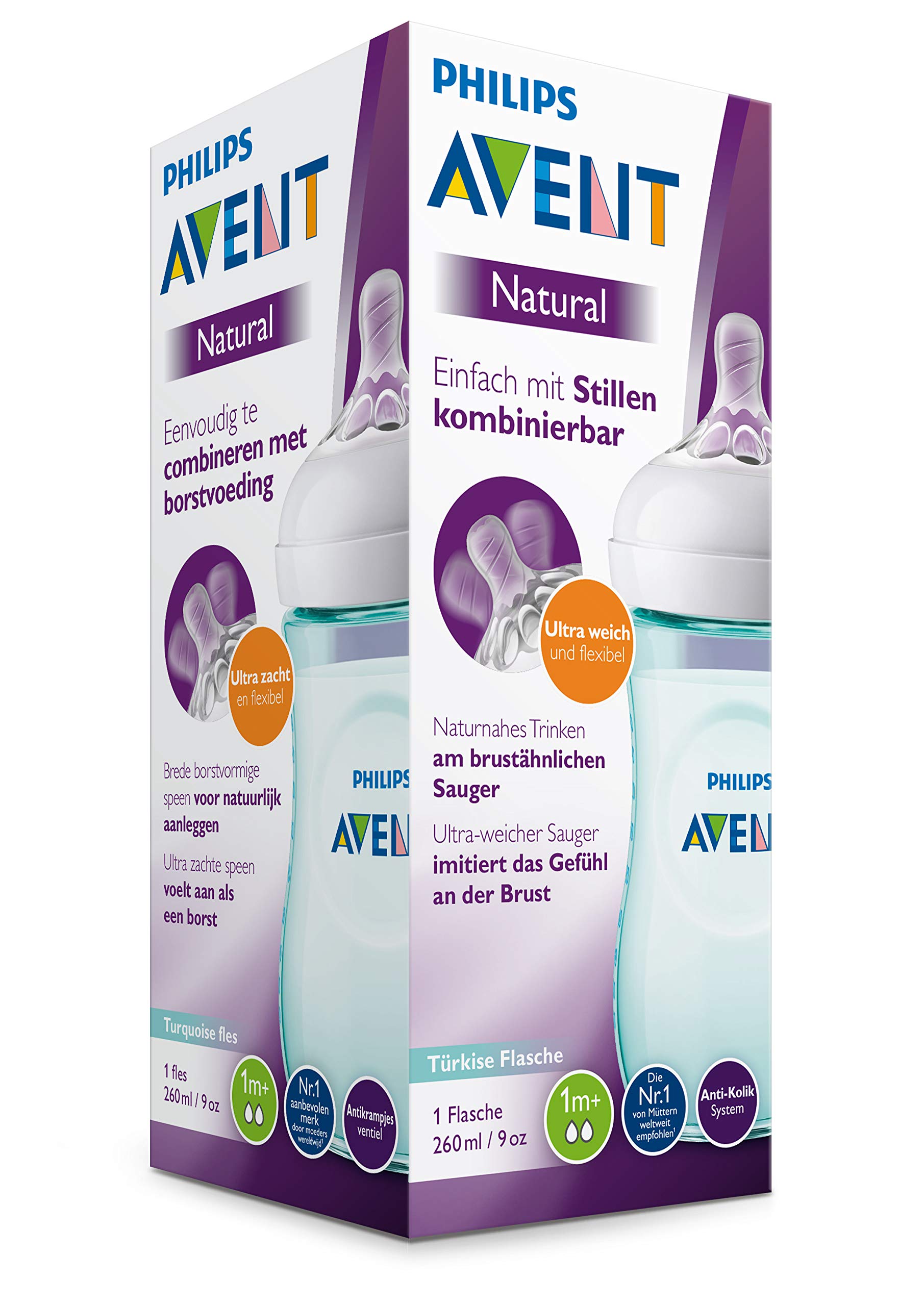 philips-avent-natural-biberon-anti-colica-260ml-turchese-scf033-15 image 6