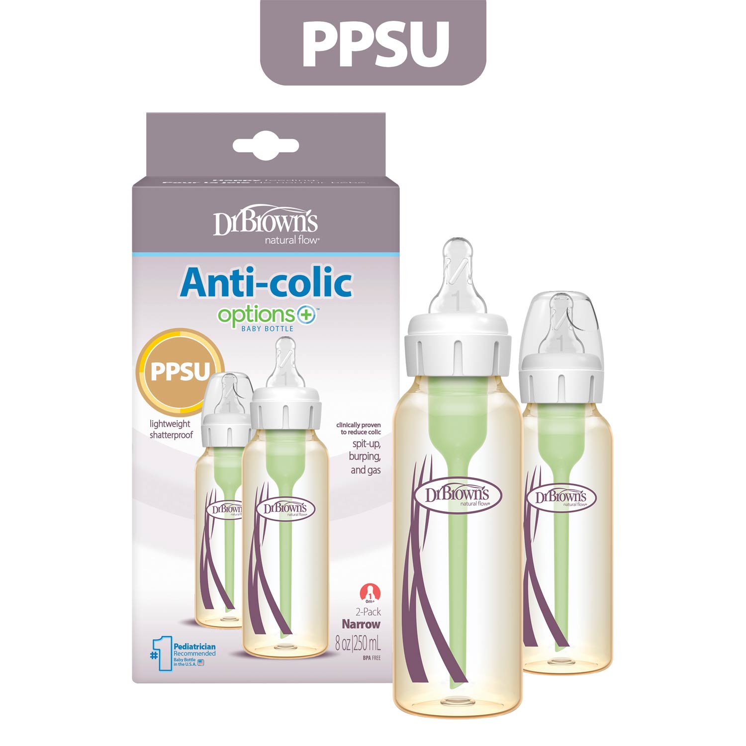 dr-brown-s-options-biberon-anti-colica-stretto-ppsu image 3