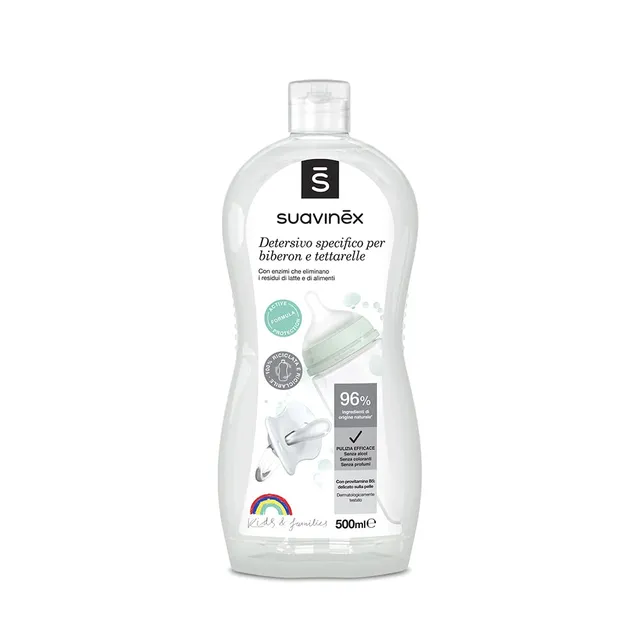 suavinex-detersivo-per-biberon-e-tettarelle-con-enzimi-naturali-500-ml image 1