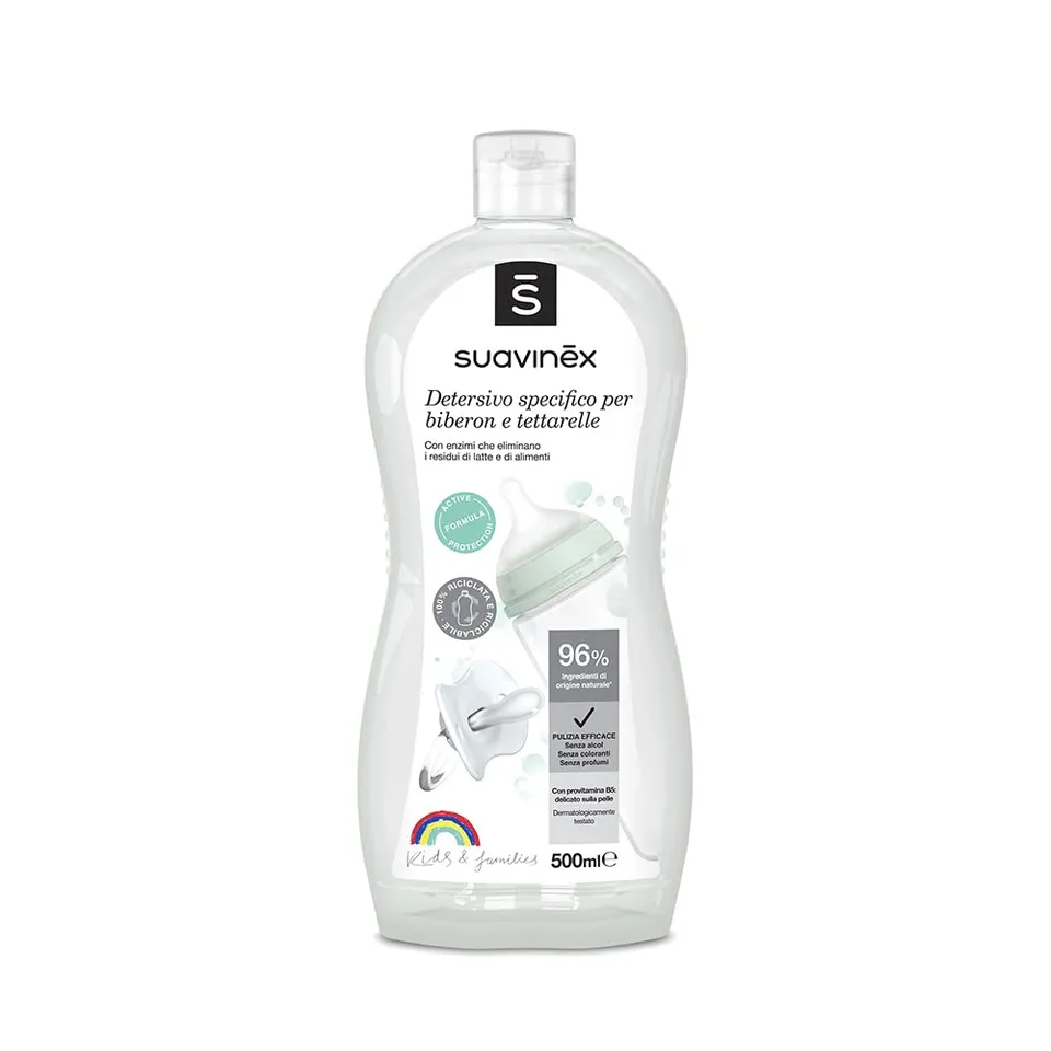 suavinex-detersivo-per-biberon-e-tettarelle-con-enzimi-naturali-500-ml image 1