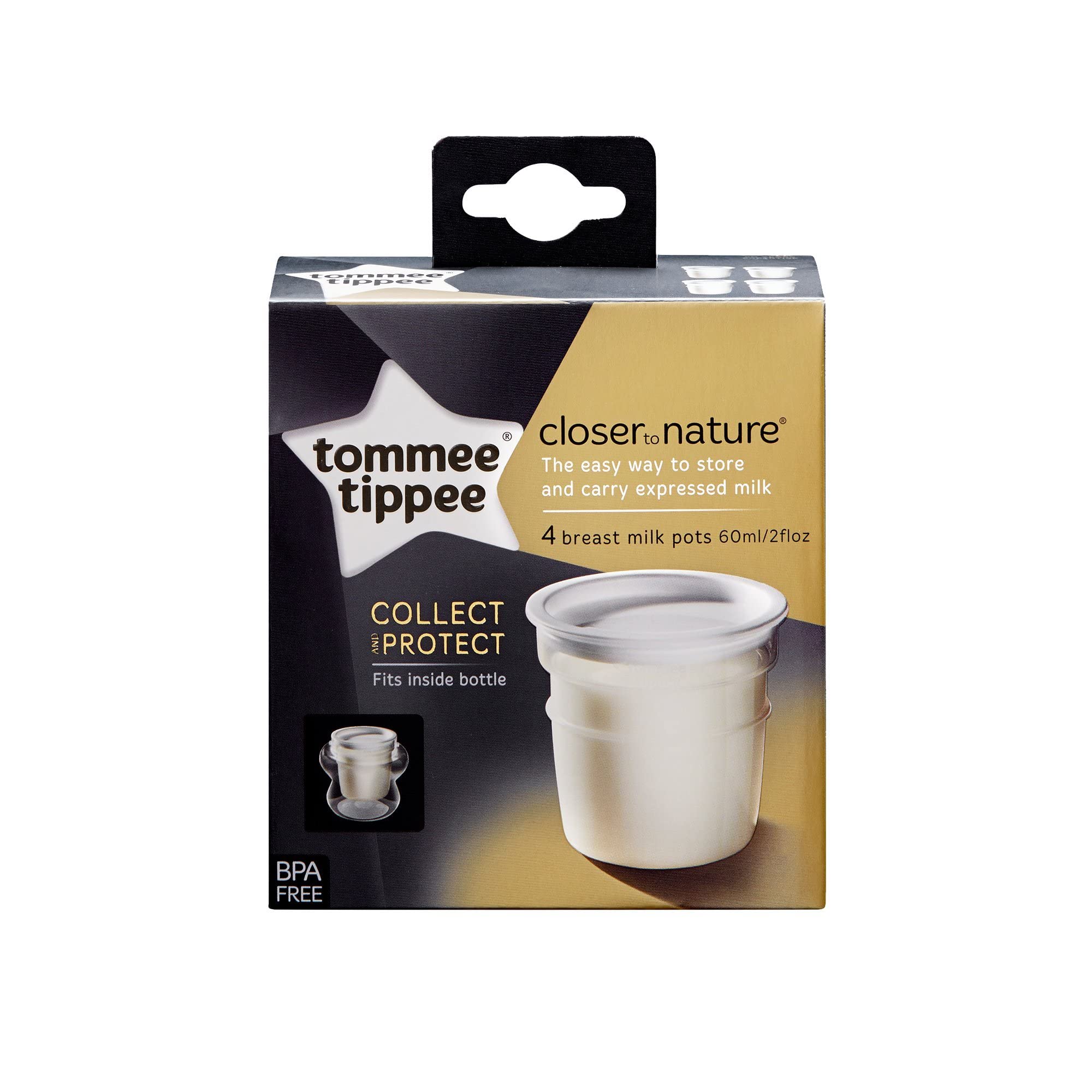tommee-tippee-closer-to-nature-sistema-conservalatte-4-pezzi-60-ml image 2