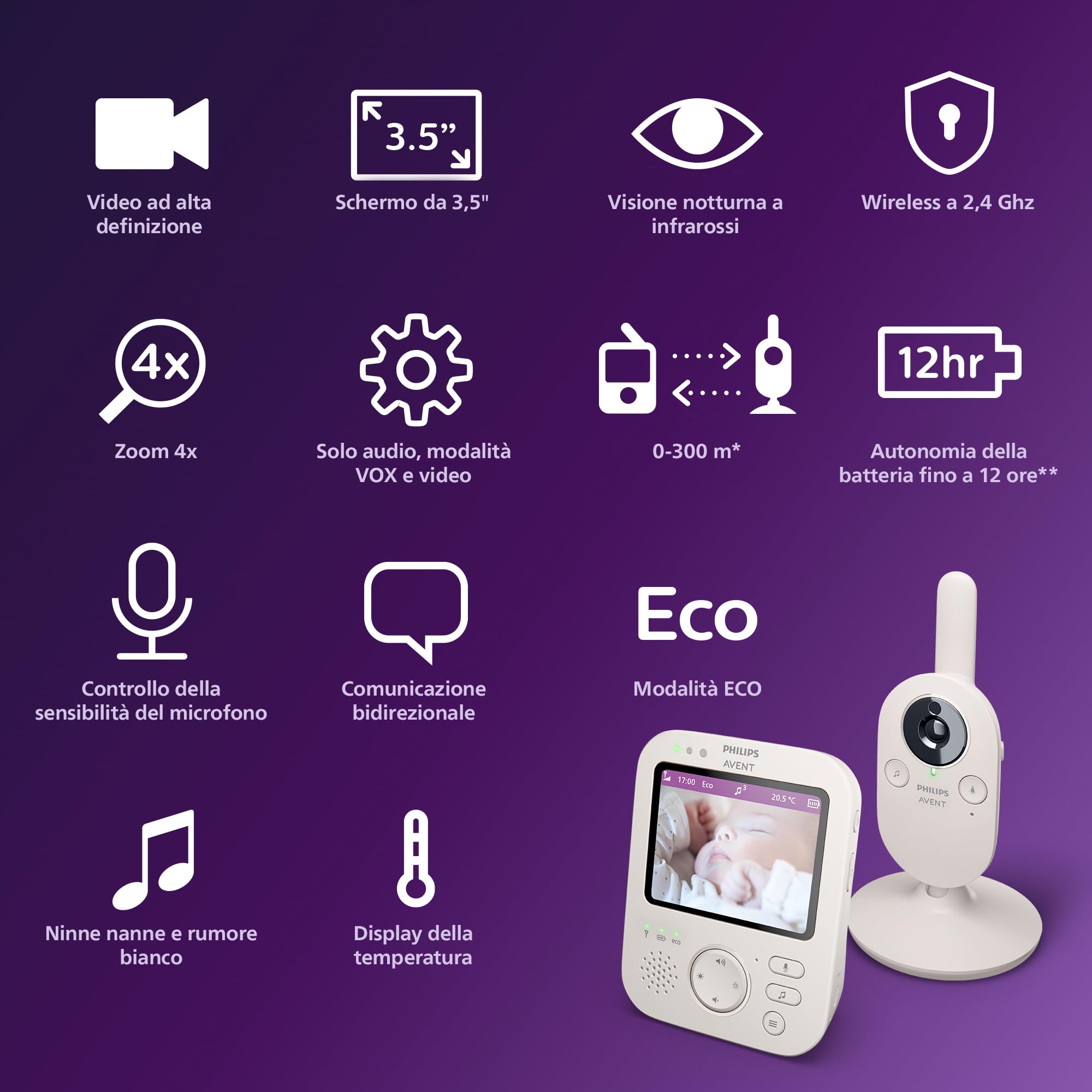 philips-avent-scd891-26-premium-video-baby-monitor-3-5 image 3