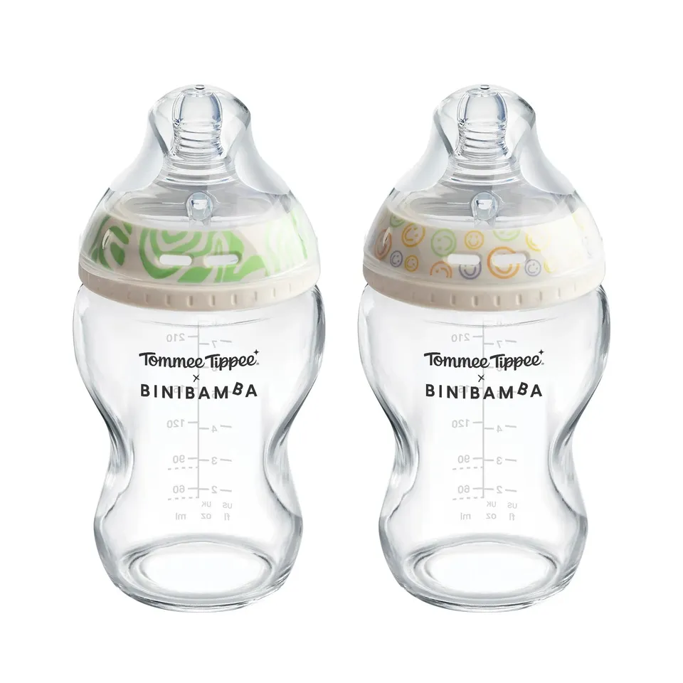 tommee-tippee-natural-start-x-binibamba-biberon-in-vetro-250ml-0m image 1