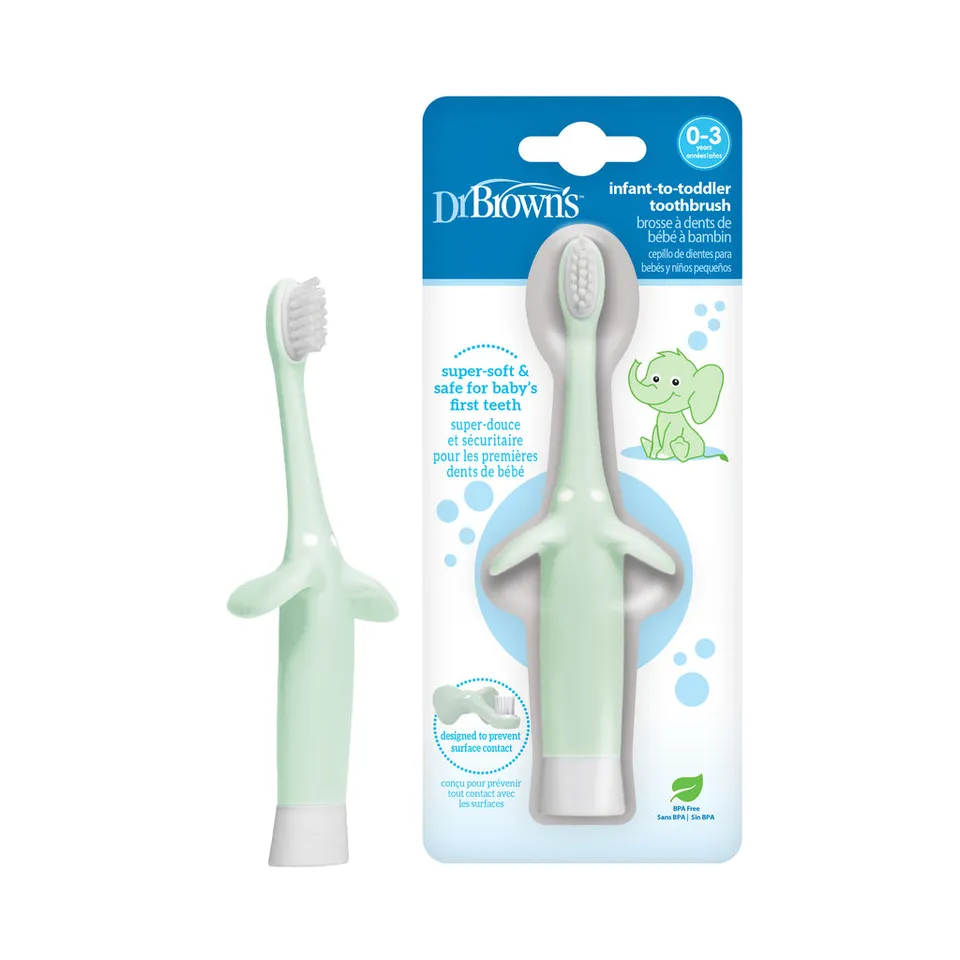 dr-brown-s-infant-to-toddler-spazzolino-elefante-1-pack image 1