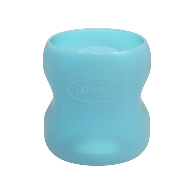 dr-brown-s-natural-flow-options-custodia-in-silicone-per-biberon-in-vetro-a-coll image 1