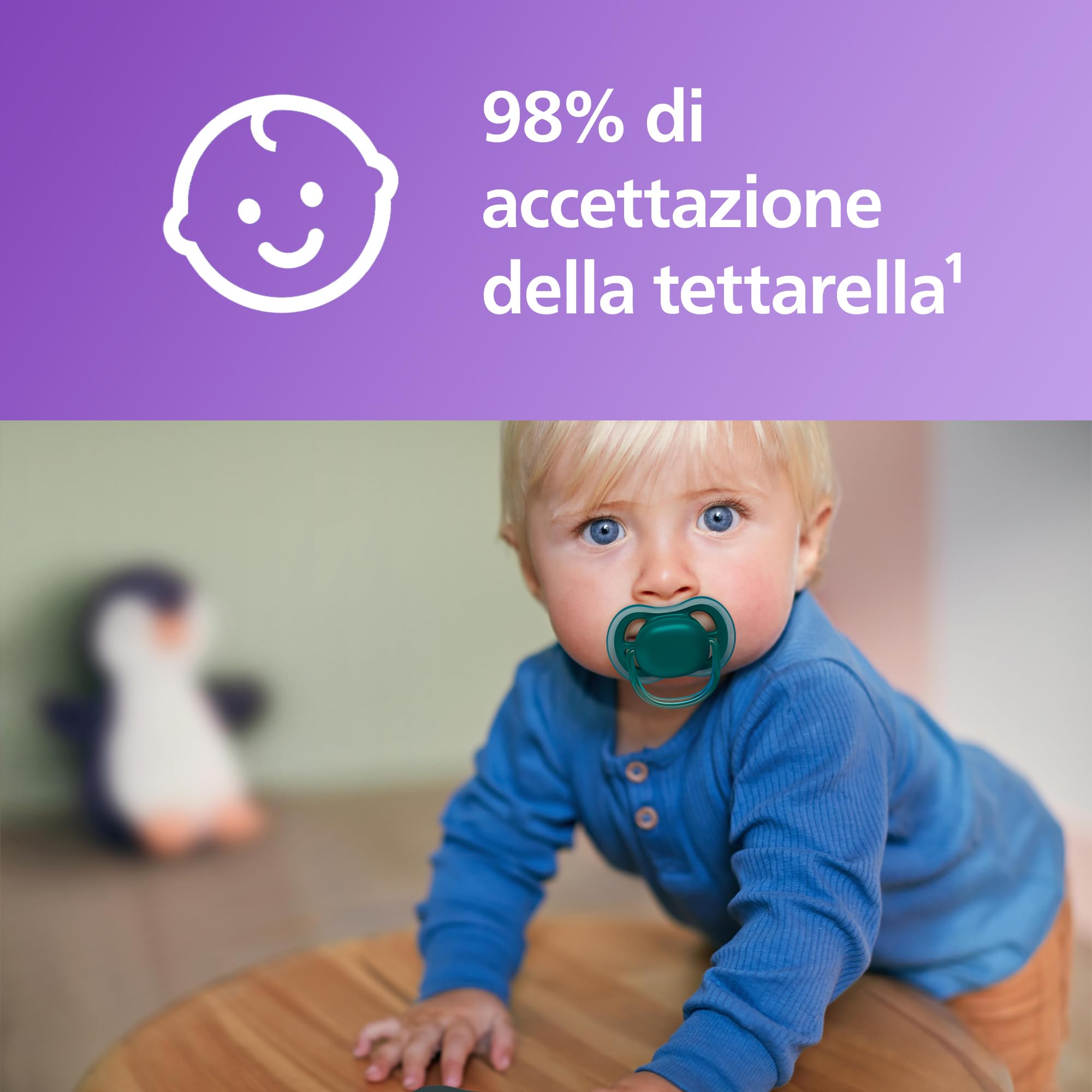 philips-avent-ultra-air-6-18-mesi-ciuccio-traspirante-con-custodia-2-pz-scf085-3 image 3