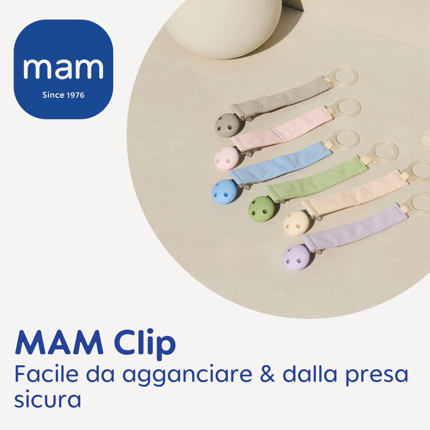 mam-clip-catenella-portaciuccio-regolabile-2pz-beige-tortora image 2