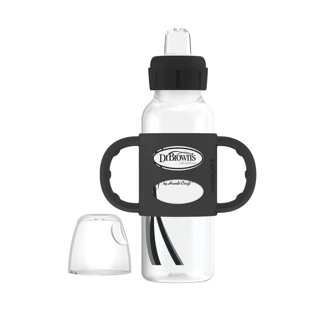 dr-brown-s-milestones-biberon-sippy-con-manici-250-ml-2 image 1