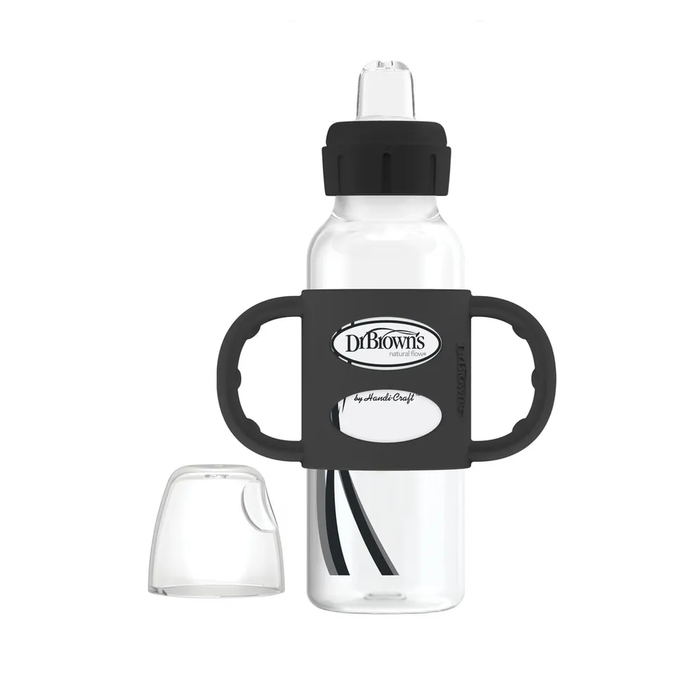 dr-brown-s-milestones-biberon-sippy-con-manici-250-ml-2 image 1